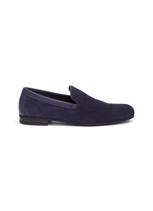 Main View - Click To Enlarge - JOHN LOBB - 'Tyne' suede loafers
