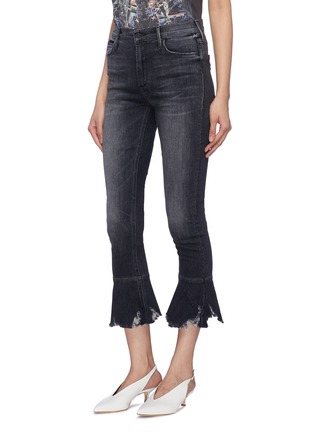 Front View - Click To Enlarge - MOTHER - 'Cha Cha Chew' flared cuff cropped skinny jeans