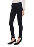 Front View - Click To Enlarge - MOTHER - 'Looker' tie cuff skinny jeans