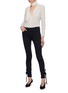Figure View - Click To Enlarge - MOTHER - 'Looker' tie cuff skinny jeans