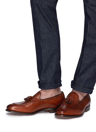 Figure View - Click To Enlarge - CHURCH'S - 'Kingsley 2' tassel leather loafers