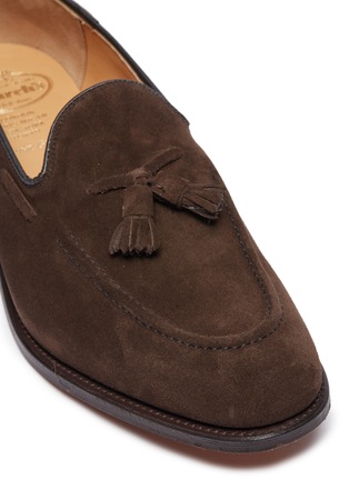 Detail View - Click To Enlarge - CHURCH'S - 'Kingsley 2' tassel suede loafers