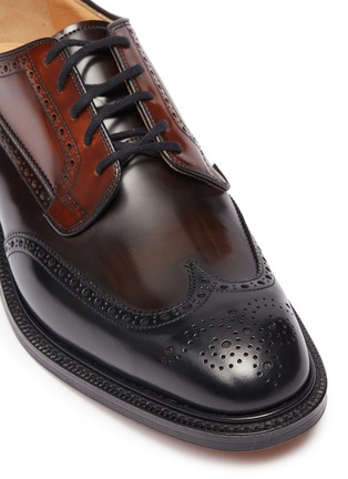 Detail View - Click To Enlarge - CHURCH'S - 'Grafton' ombré leather brogue Derbies