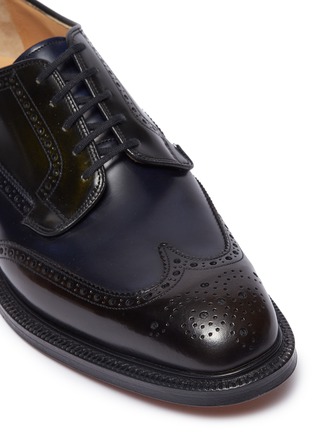 Detail View - Click To Enlarge - CHURCH'S - 'Grafton' ombré leather brogue Derbies