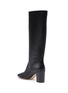 Detail View - Click To Enlarge - RODO - Patent toe leather knee high boots