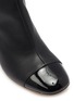 Detail View - Click To Enlarge - RODO - Patent toe leather knee high boots