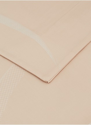 Detail View - Click To Enlarge - FRETTE - Ribbons king size duvet set – Powder Pink