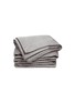 FRETTE - Herringbone king size bedcover – Slate Grey