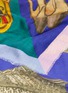 Detail View - Click To Enlarge - CJW - 'Shoe Goals Giant' colourblock graphic print scarf
