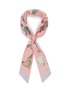 Main View - Click To Enlarge - CJW - 'Winter Animal Twilly' graphic print silk skinny scarf