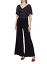 Figure View - Click To Enlarge - JACQUEMUS - Sash tie open back wrap cropped top