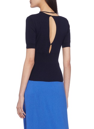 Back View - Click To Enlarge - JACQUEMUS - Cutout back knit top