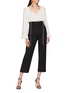 Figure View - Click To Enlarge - JACQUEMUS - Roll cuff cropped straight leg pants