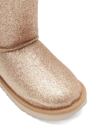 Detail View - Click To Enlarge - UGG - 'Classic II Short' glitter kids boots
