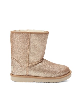 Main View - Click To Enlarge - UGG - 'Classic II Short' glitter kids boots