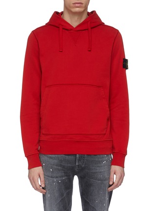 Main View - Click To Enlarge - STONE ISLAND - Logo badge hoodie