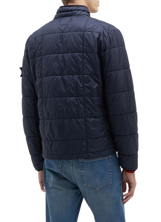 Back View - Click To Enlarge - STONE ISLAND - Garment-dyed puffer jacket