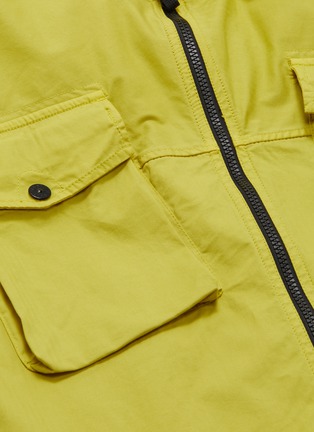  - STONE ISLAND - Detachable sleeve chest pocket shirt jacket