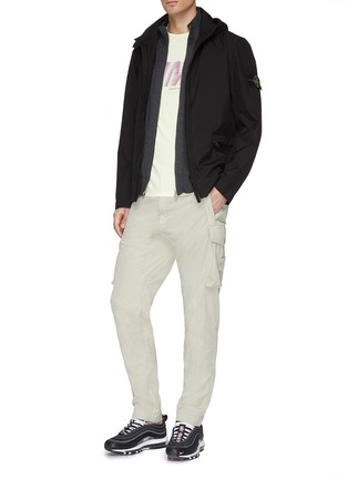Figure View - Click To Enlarge - STONE ISLAND - Slim fit cargo pants