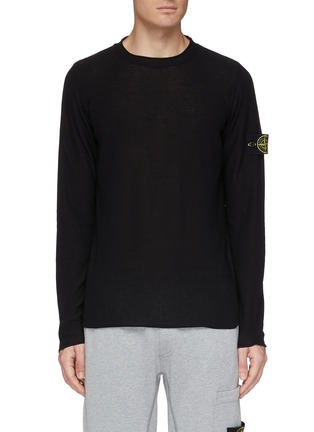 Main View - Click To Enlarge - STONE ISLAND - Slim fit sweater