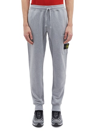 Main View - Click To Enlarge - STONE ISLAND - Cargo pocket sweatpants