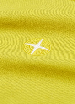  - STONE ISLAND - Logo embroidered T-shirt