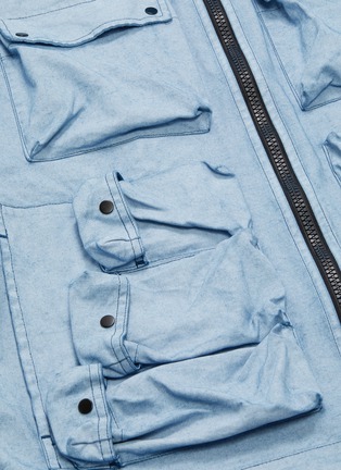  - STONE ISLAND - Flap pocket canvas shirt jacket