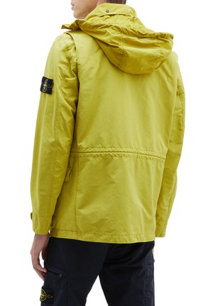 Back View - Click To Enlarge - STONE ISLAND - Retractable hood David-TC field jacket