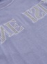  - STONE ISLAND - Mirrored logo embroidered oversized T-shirt