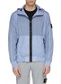 Main View - Click To Enlarge - STONE ISLAND - Hooded Lamy Velour jacket