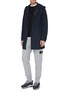 Figure View - Click To Enlarge - STONE ISLAND - Hooded Micro Reps coat