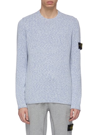 Main View - Click To Enlarge - STONE ISLAND - Logo badge sweater