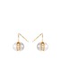 Main View - Click To Enlarge - TASAKI - 'In Bloom' diamond Akoya pearl 18k yellow gold earrings