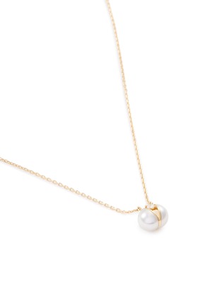  - TASAKI - 'In Bloom' diamond Akoya pearl 18k yellow gold necklace