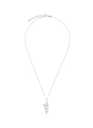 Main View - Click To Enlarge - TASAKI - 'A Fine Balance' Akoya pearl 18k yellow gold pendant necklace
