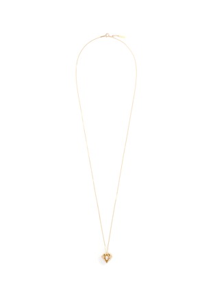 Main View - Click To Enlarge - TASAKI - 'Stellar' Akoya pearl 18k yellow gold necklace