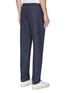 Back View - Click To Enlarge - PAUL SMITH - Stripe inseam wool blend jogging pants