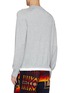 Back View - Click To Enlarge - SACAI - Contrast drawcord hem cotton sweater