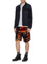 Figure View - Click To Enlarge - SACAI - Contrast drawcord hem cotton sweater