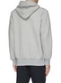 Back View - Click To Enlarge - SACAI - Stripe zip outseam hoodie