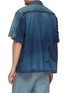 Back View - Click To Enlarge - SACAI - x Dr. Woo graphic embroidered pocket boxy denim shirt
