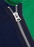  - SACAI - Layered placket colourblock zip hoodie