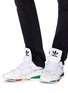 Figure View - Click To Enlarge - ADIDAS X OYSTER HOLDINGS - 'Twinstrike' colourblock sole mesh sneakers