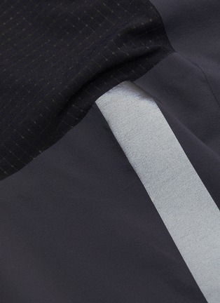  - ISAORA - 'V.3' reflective stripe colourblock mesh panel track pants