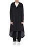 Main View - Click To Enlarge - Y-3 - 'Adizero' 3-Stripes sleeve hooded high-low parka