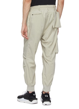 Back View - Click To Enlarge - Y-3 - Tapered cropped cargo jogging pants