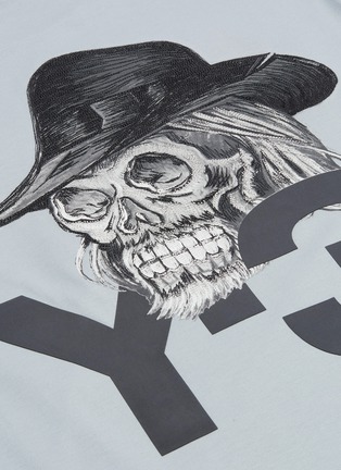  - Y-3 - 'Skull' logo print boxy T-shirt