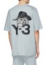 Back View - Click To Enlarge - Y-3 - 'Skull' logo print boxy T-shirt