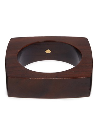 Main View - Click To Enlarge - KENNETH JAY LANE - Square wood bangle