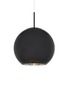 Main View - Click To Enlarge - TOM DIXON - Copper large round pendant light – Black